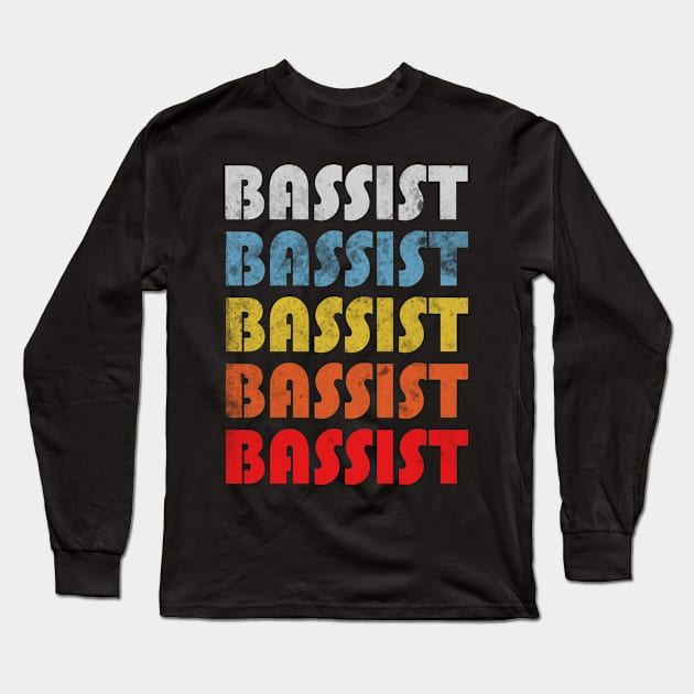 Bass gift for musician. Perfect present for mother dad friend him or her Long Sleeve T-Shirt by SerenityByAlex